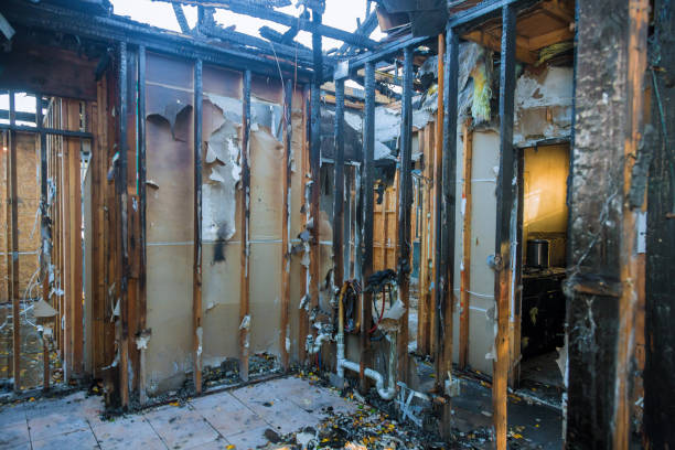 Professional Fire Damage Repair technician working in Jefferson, WI